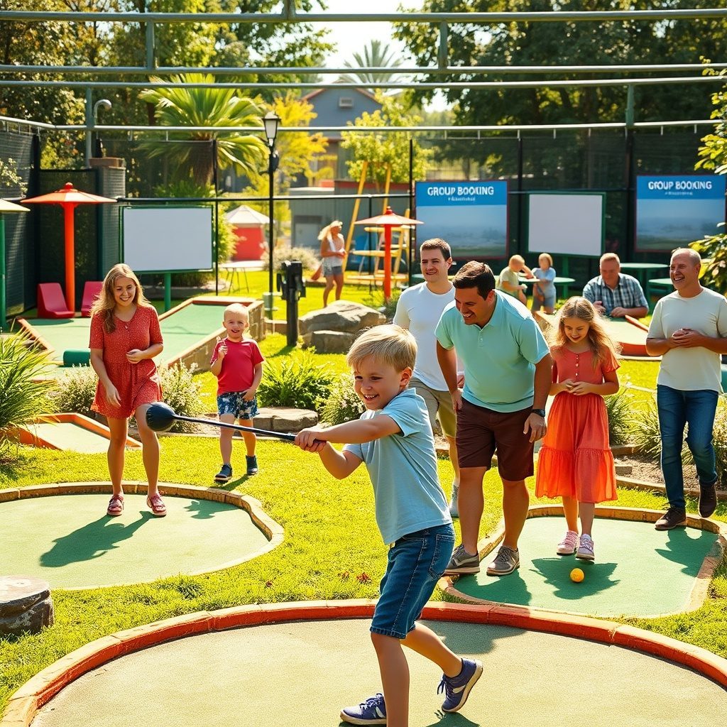 Exciting mini golf course at Puttpark