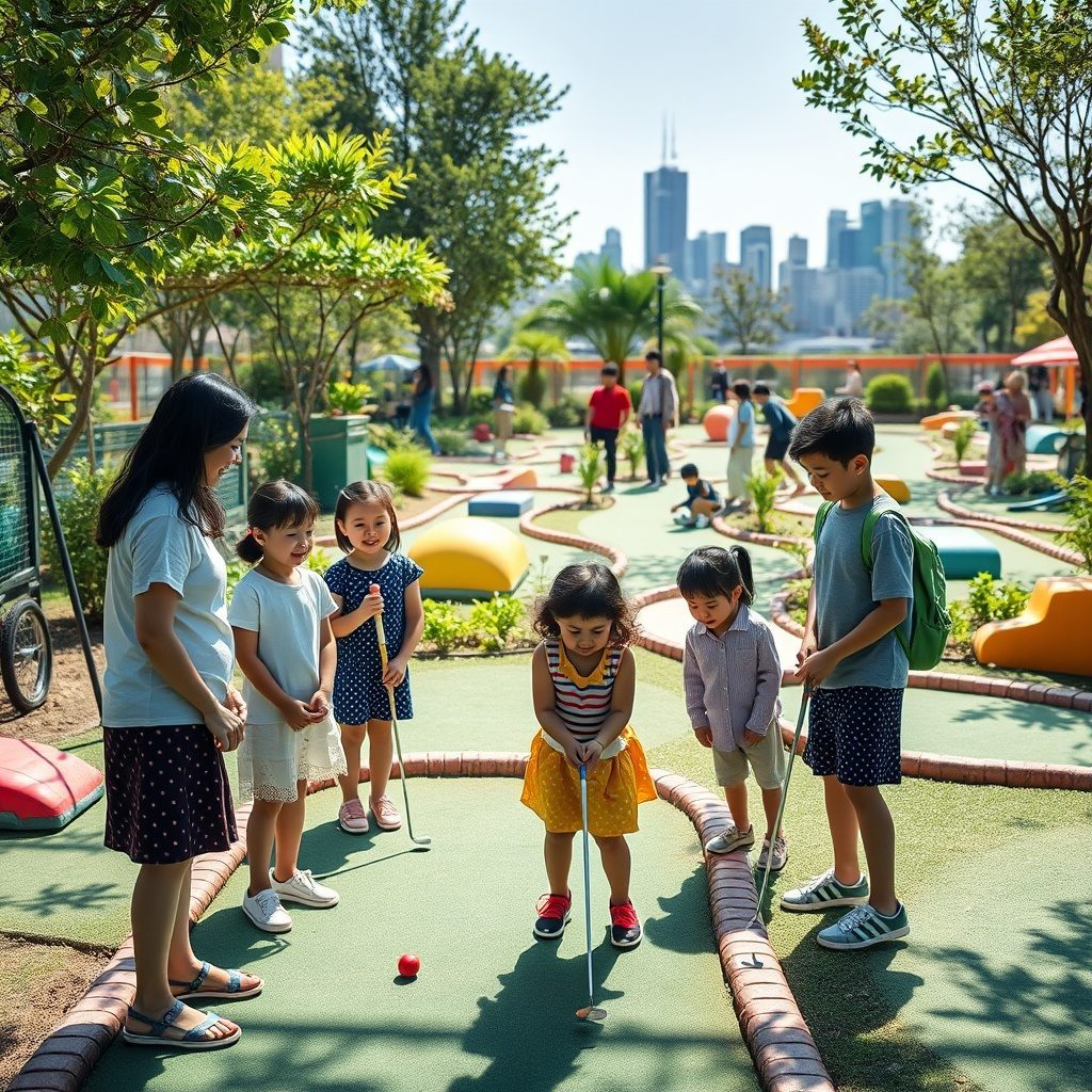 Mini golf fun at Puttpark