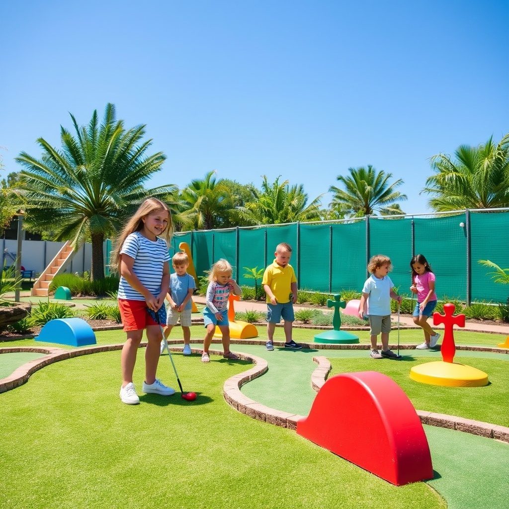 Mini golf course